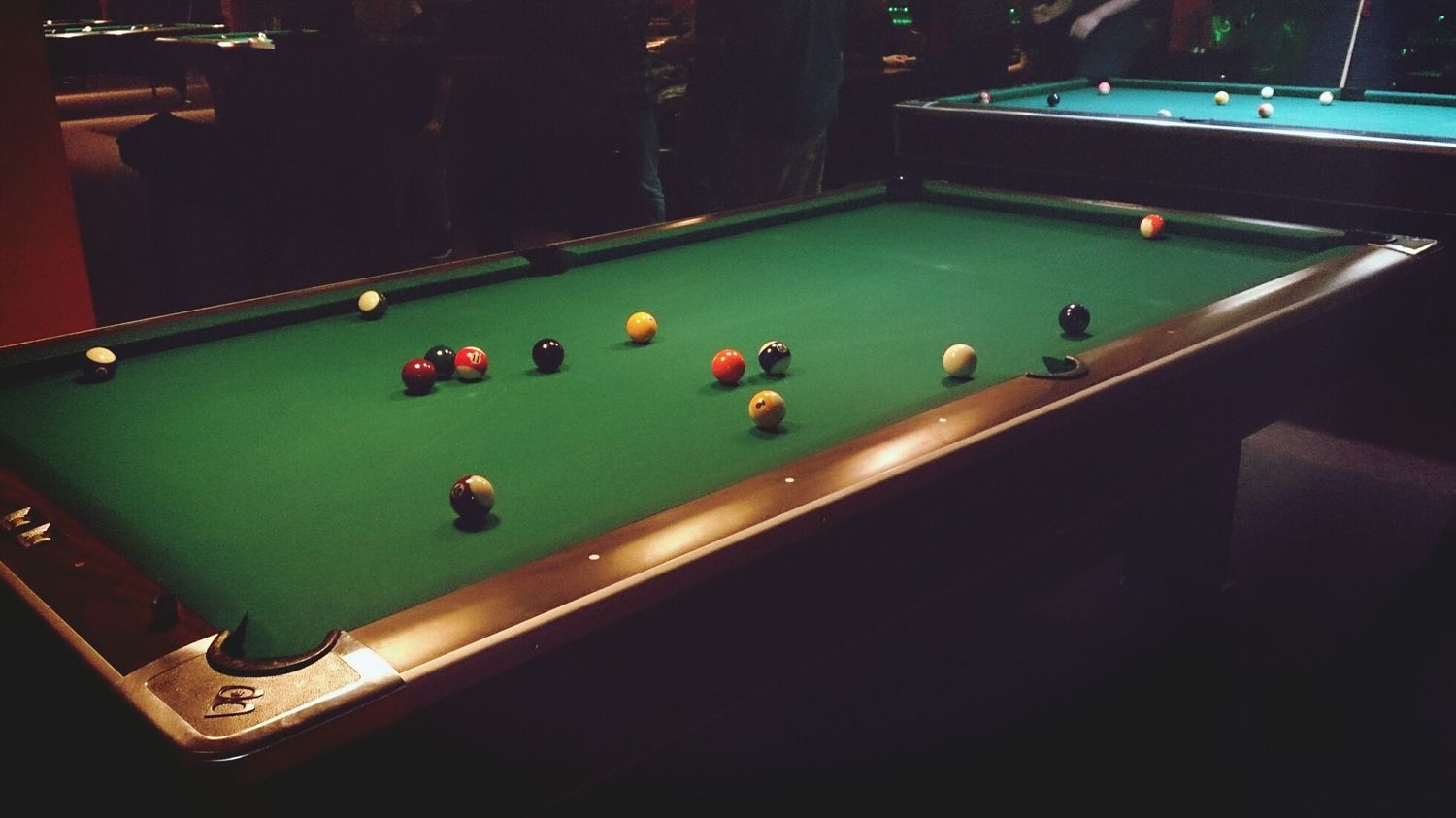 pool playing