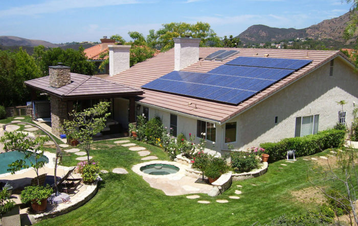 solar panels on houses